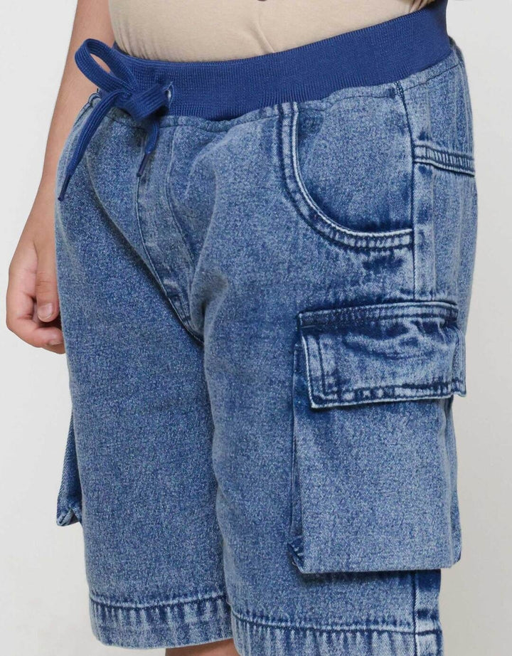 Little M Cargo Celana Denim Anak Laki-laki