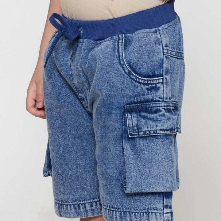 Little M Cargo Celana Denim Anak Laki-laki