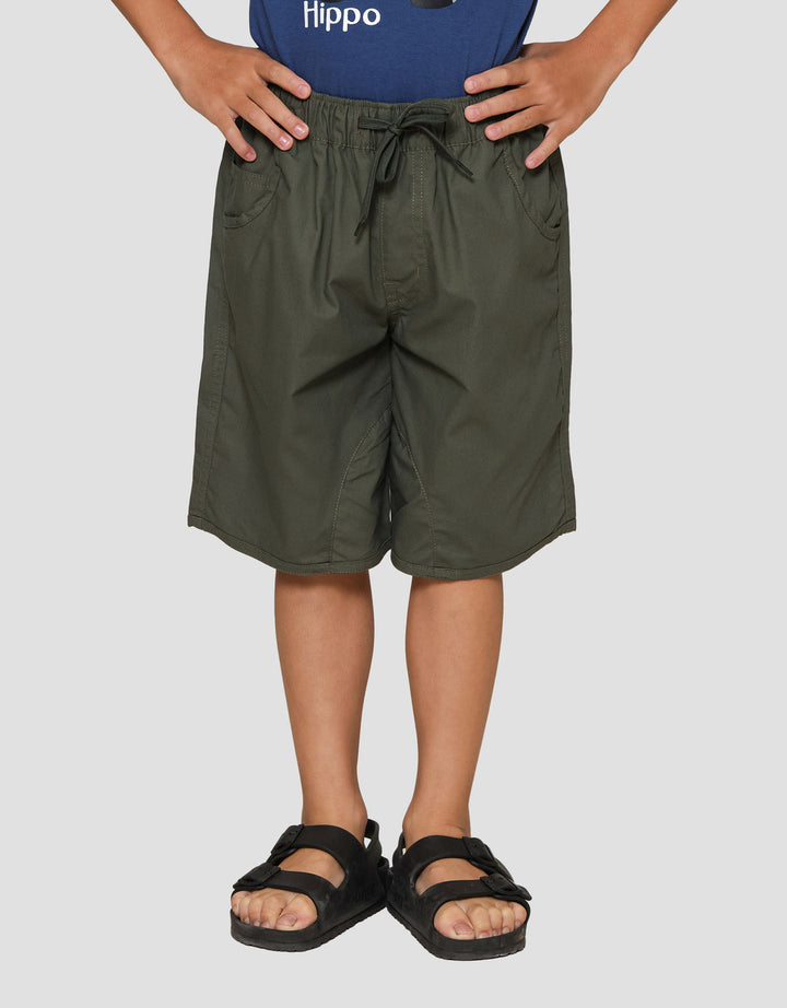 Little M Crop Cut Sewn Celana Pendek Anak Laki-laki