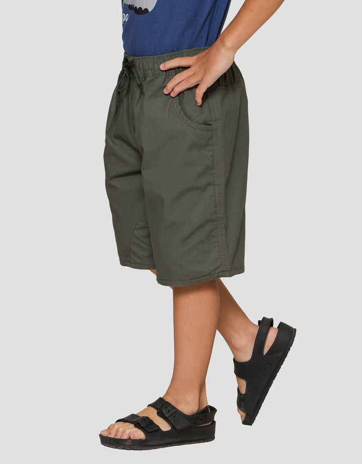 Little M Crop Cut Sewn Celana Pendek Anak Laki-laki