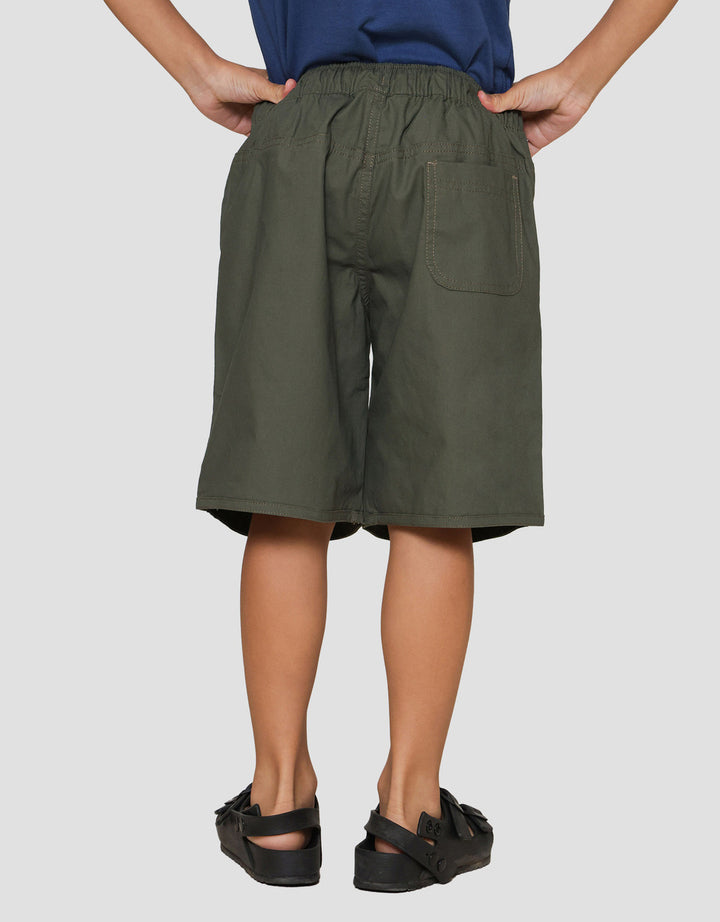 Little M Crop Cut Sewn Celana Pendek Anak Laki-laki