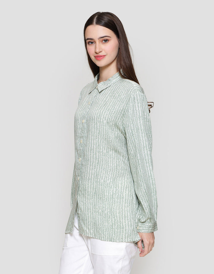 MxM Connexion Motif Stripes Blouse Wanita