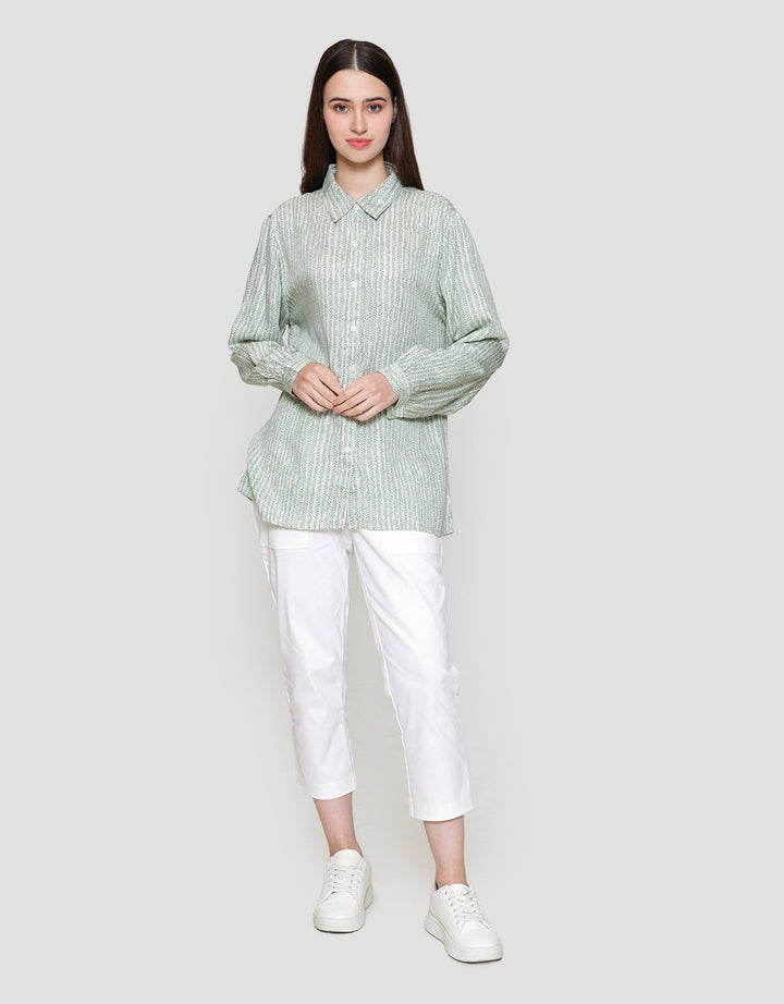 MxM Connexion Motif Stripes Blouse Wanita