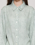 MxM Connexion Motif Stripes Blouse Wanita