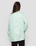MxM Connexion Motif Full Print Leaf Blouse Wanita