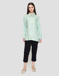 MxM Connexion Motif Full Print Leaf Blouse Wanita