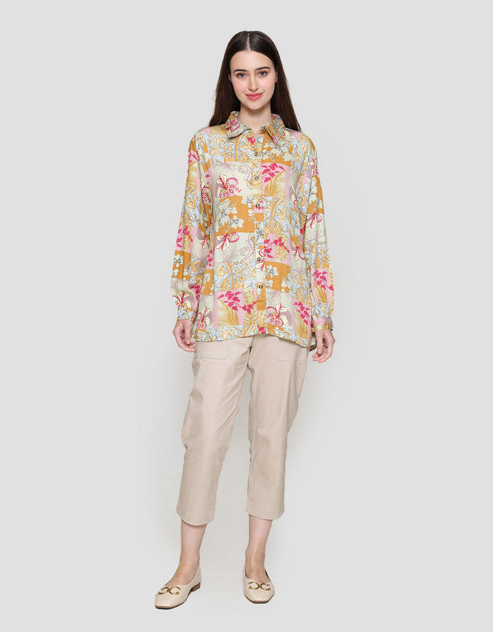 MxM Connexion Motif Floral Blouse Wanita