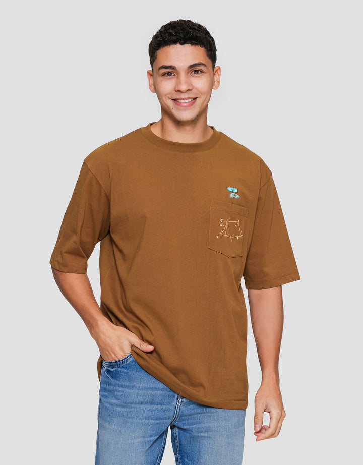 Suko Pocket Kaos Oversize Pria