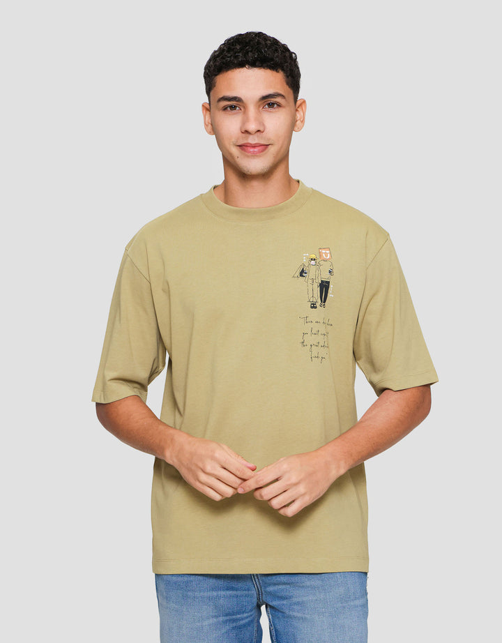 Suko Graphic Simply Kaos Oversize Pria