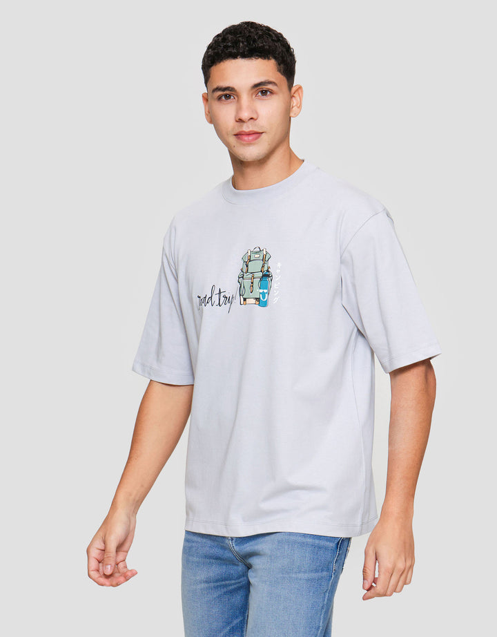 Suko Graphic Bag Kaos Oversize Pria