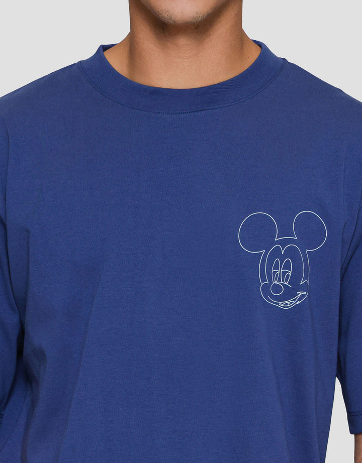Suko Graphic Men Mickey And Friends Head Kaos Oversize Pria