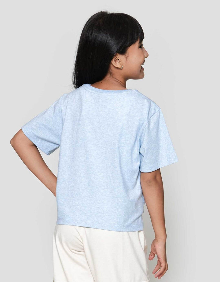 Character Pita Print Cool Vibes Kaos Anak Perempuan