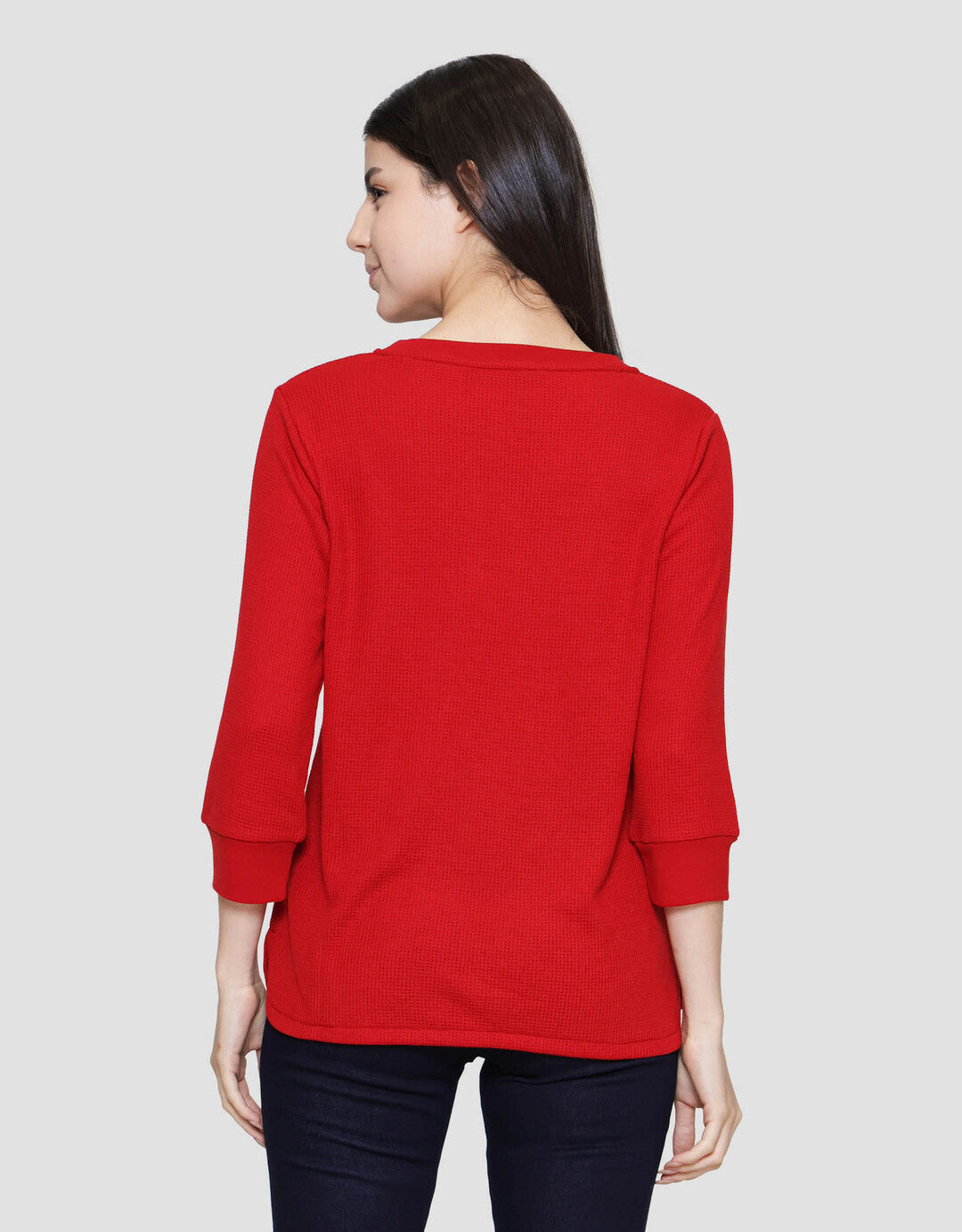 Connexion Waffle Plain Kaos Wanita