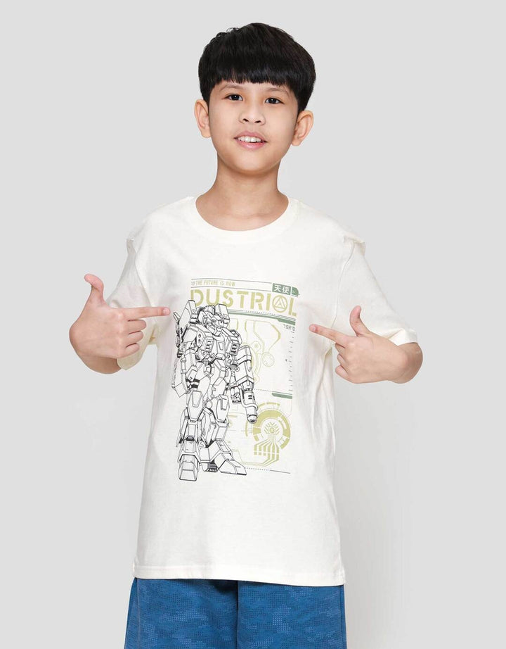 Nevada Print Robot Dustrial Kaos Anak Laki-laki