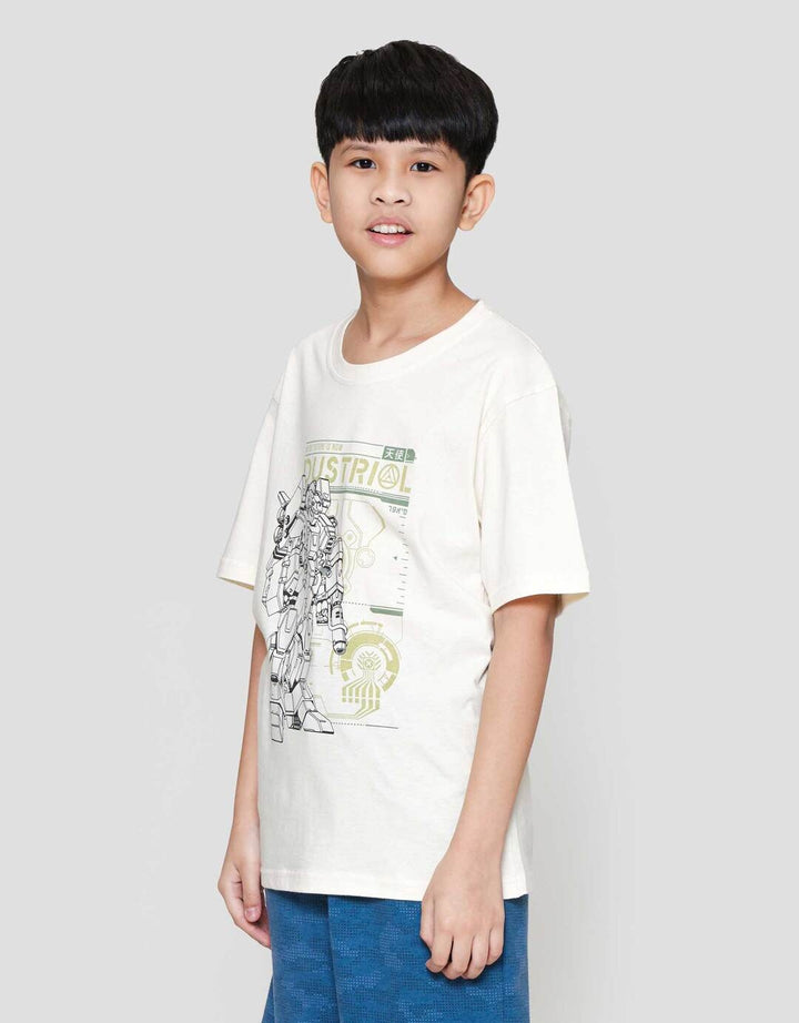 Nevada Print Robot Dustrial Kaos Anak Laki-laki