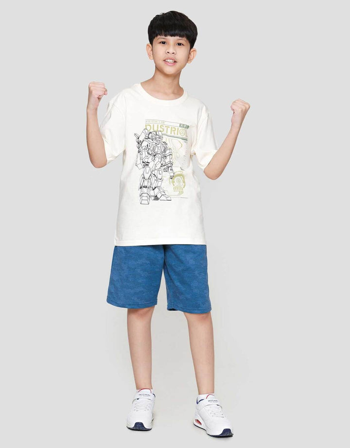 Nevada Print Robot Dustrial Kaos Anak Laki-laki