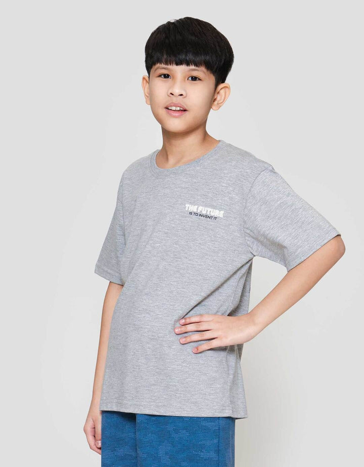 Nevada Two Sided Print Robot The Future Kaos Anak Laki-laki