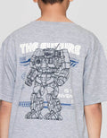 Nevada Two Sided Print Robot The Future Kaos Anak Laki-laki