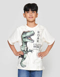Nevada Print Dino Roar Kaos Anak Laki-laki