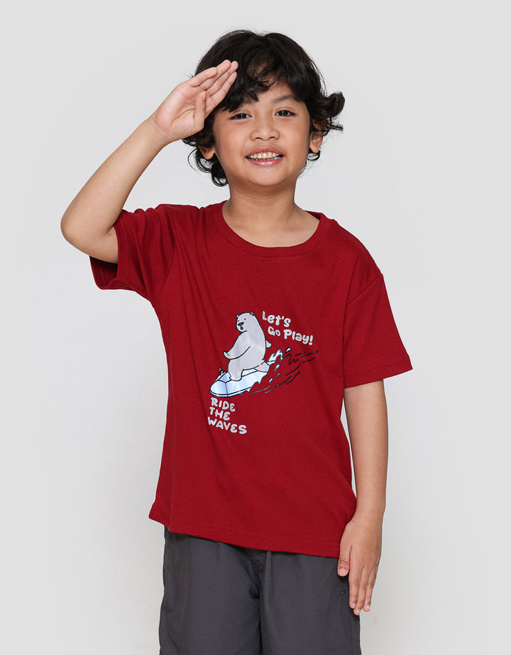 MxM Little M Print Bear Kaos Anak Laki-laki
