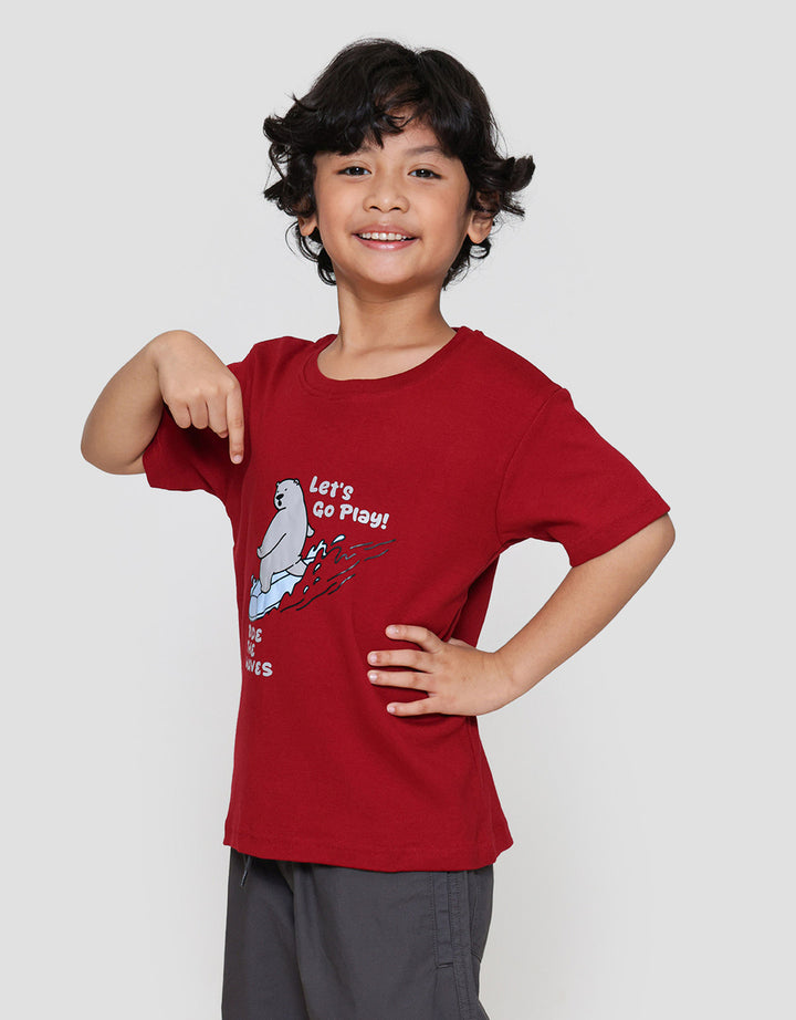 MxM Little M Print Bear Kaos Anak Laki-laki