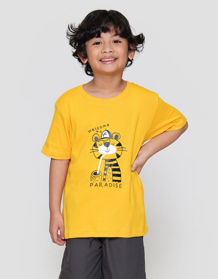 MxM Little M Print Tiger Kaos Anak Laki-laki