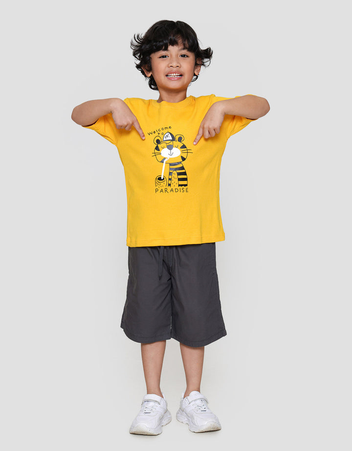 MxM Little M Print Tiger Kaos Anak Laki-laki