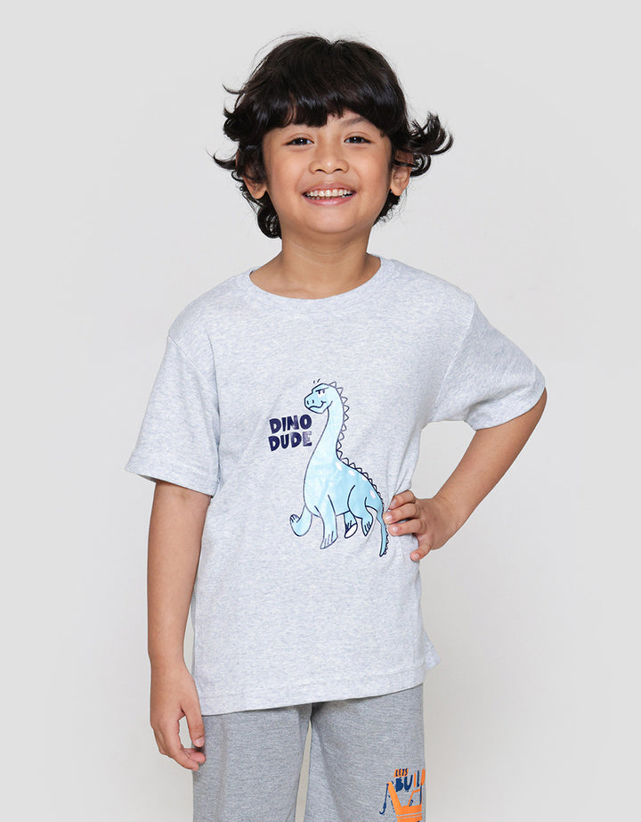 MxM Little M Print Dino Kaos Anak Laki-laki