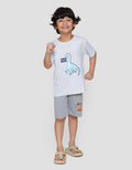 MxM Little M Print Dino Kaos Anak Laki-laki