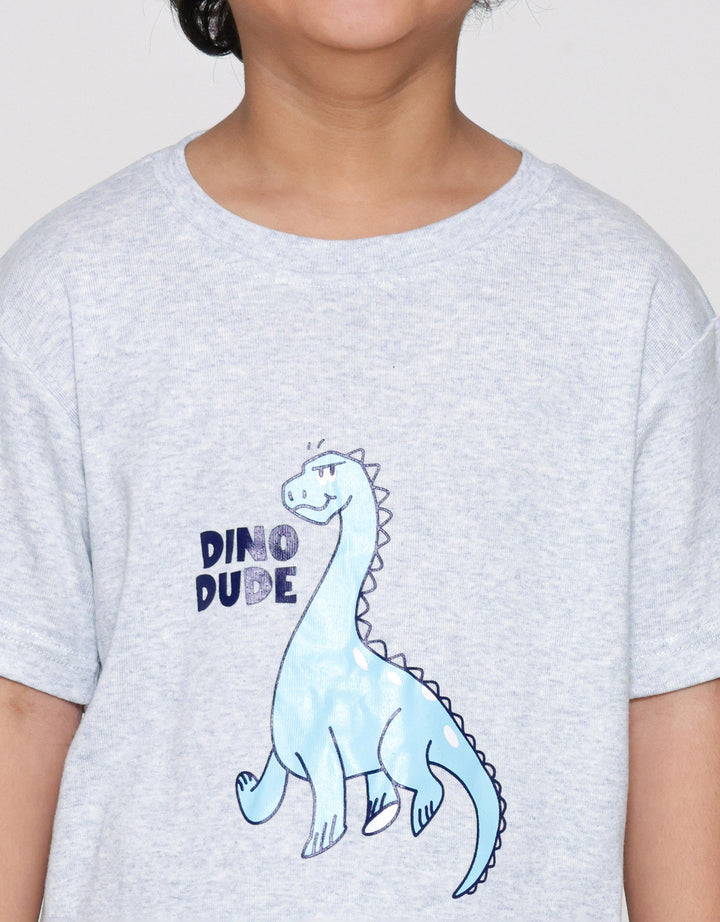 MxM Little M Print Dino Kaos Anak Laki-laki