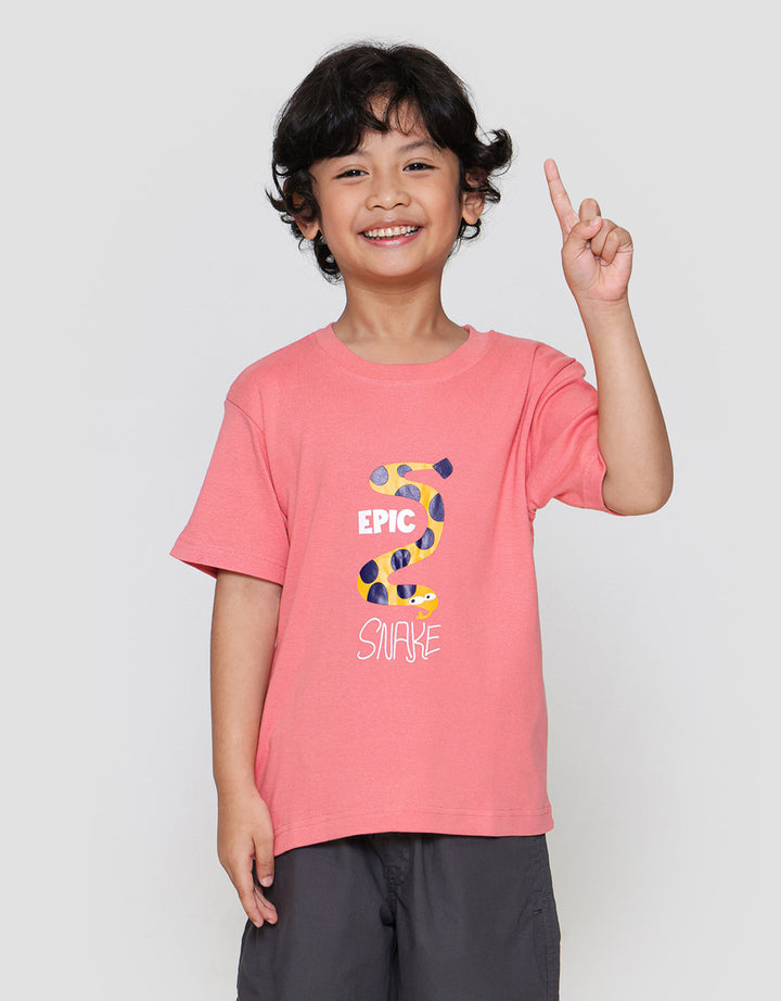 MxM Little M Print Snake Kaos Anak Laki-laki