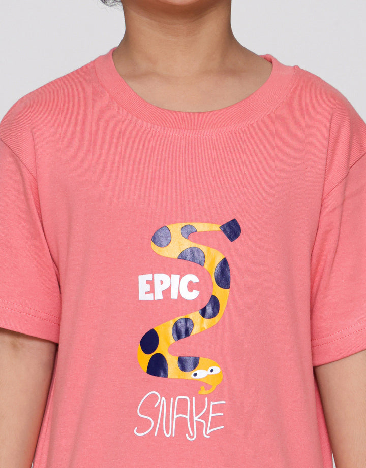 MxM Little M Print Snake Kaos Anak Laki-laki