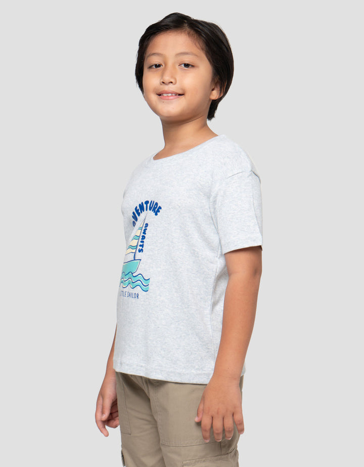 MxM Little M Print Adventure Kaos Anak Laki-Laki