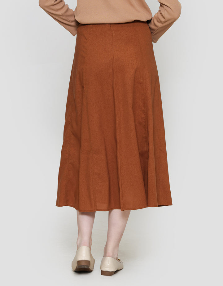 St. Yves Maxi Skirt Linen Panel A Line