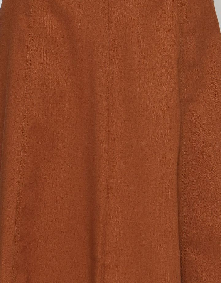 St. Yves Maxi Skirt Linen Panel A Line