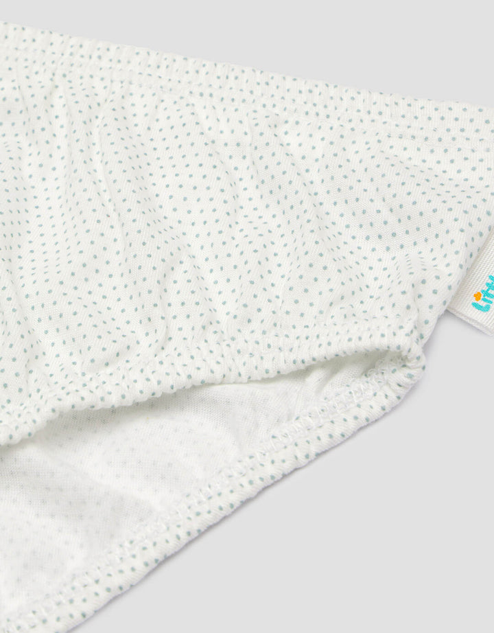 Little M Satuan Full Print Polkadot Celana Dalam Bayi Perempuan