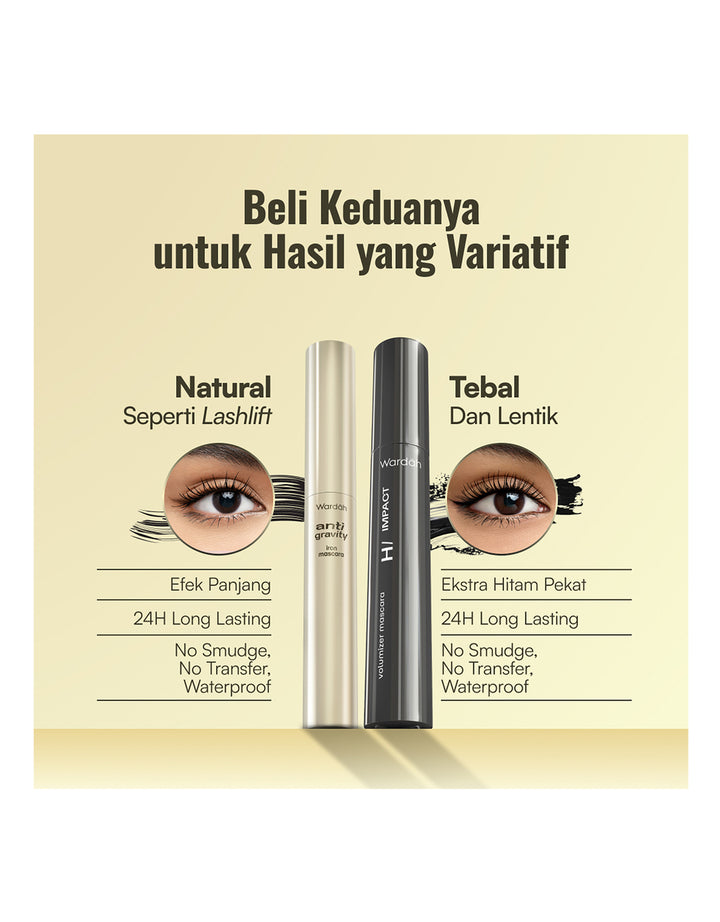 Wardah Anti Gravity Iron Mascara 3 G