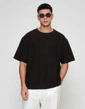 ZES Cut And Sew Textured Nicky Kaos Lengan Pendek Pria NICKY