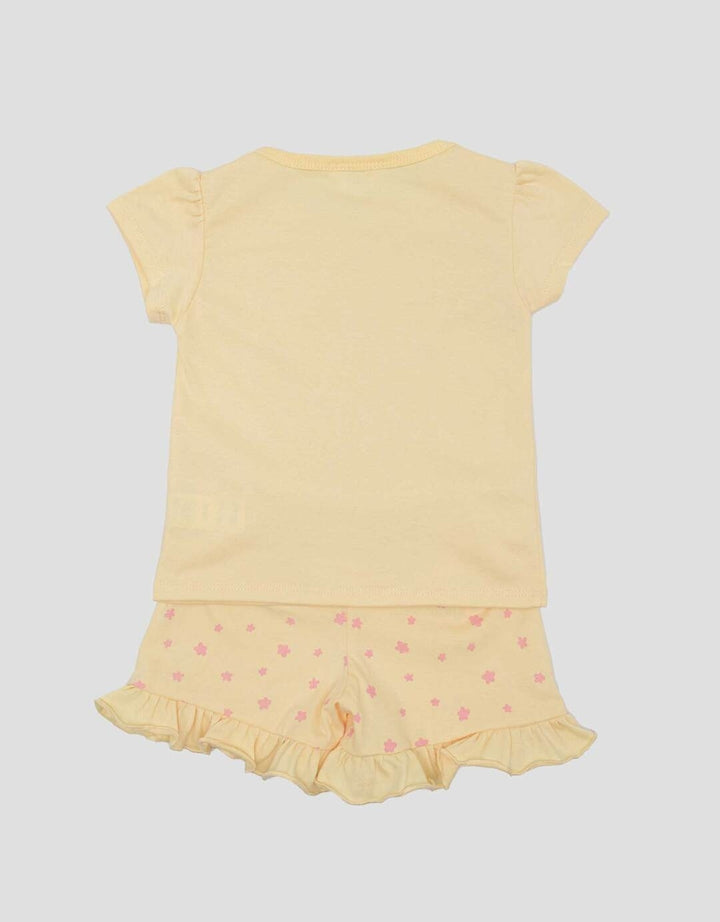 Little M Print Rabits Setelan Baju Anak Perempuan