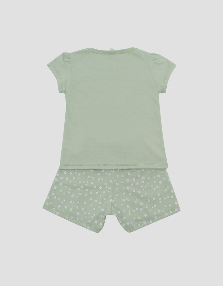 Little M Print Simply Lovely Pakaian Setelan Bayi