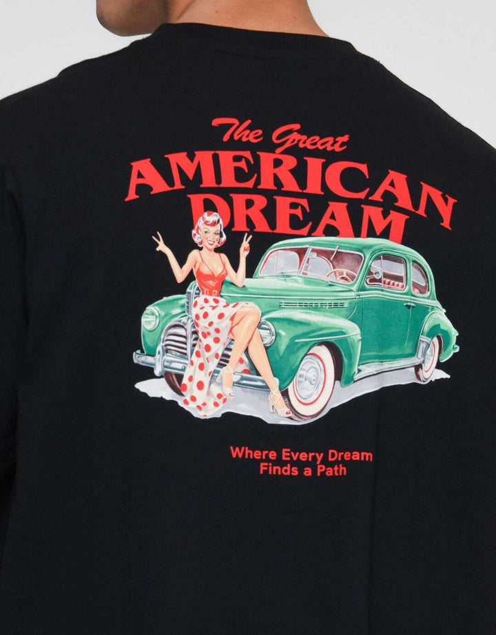 Aos Theme Rockstar Concept Retro Space Diner Dream Kaos Pria