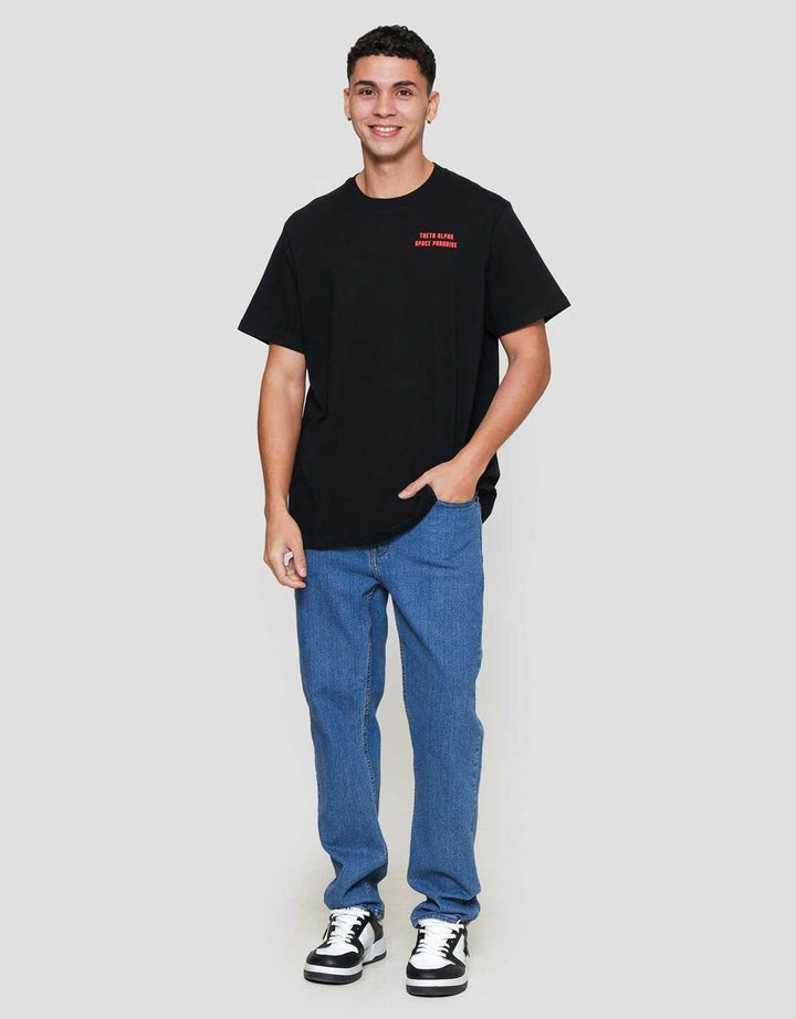 Aos Rockstar Concept Retro Space Diner Paradise Kaos Pria