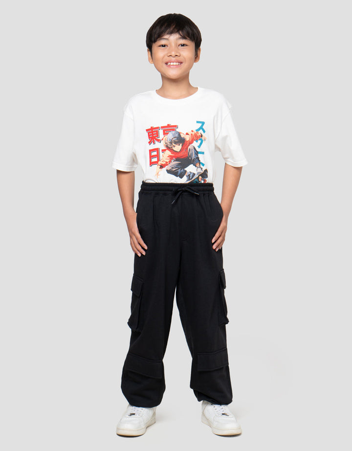 Nevada Simply Knit Pants Jogger Cargo Anak Laki-laki