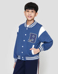 Nevada Knit Varsity Aplikasi Patch Jaket Anak Laki-laki