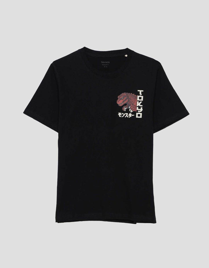 Nevada Dino Tokyo Kaos Anak Laki-laki