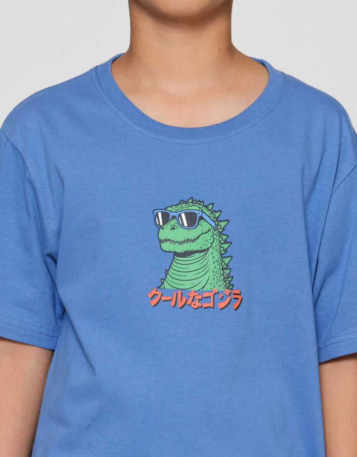 Nevada Dino Glass Kaos Anak Laki-laki