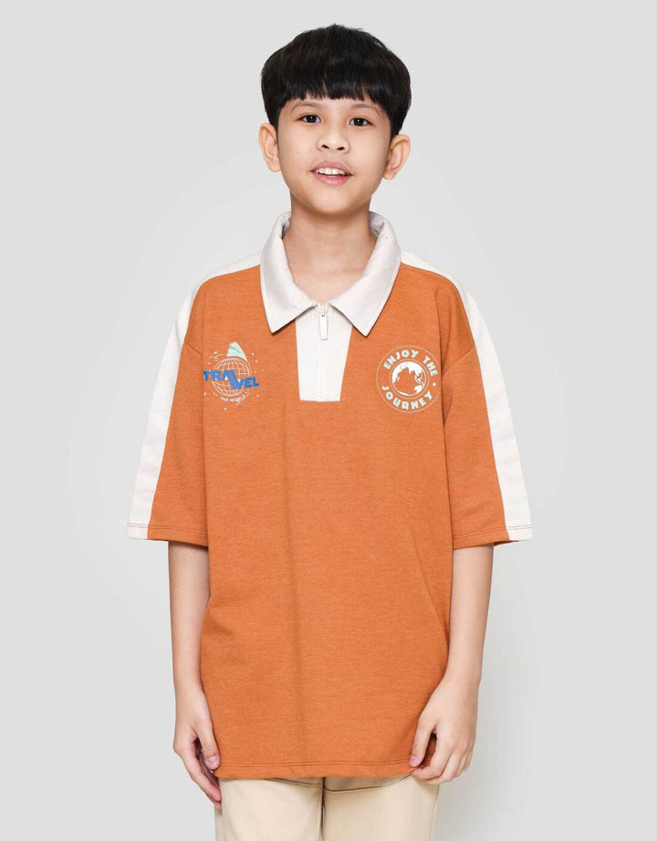 Nevada Half Zipper Sweater Anak Laki-laki