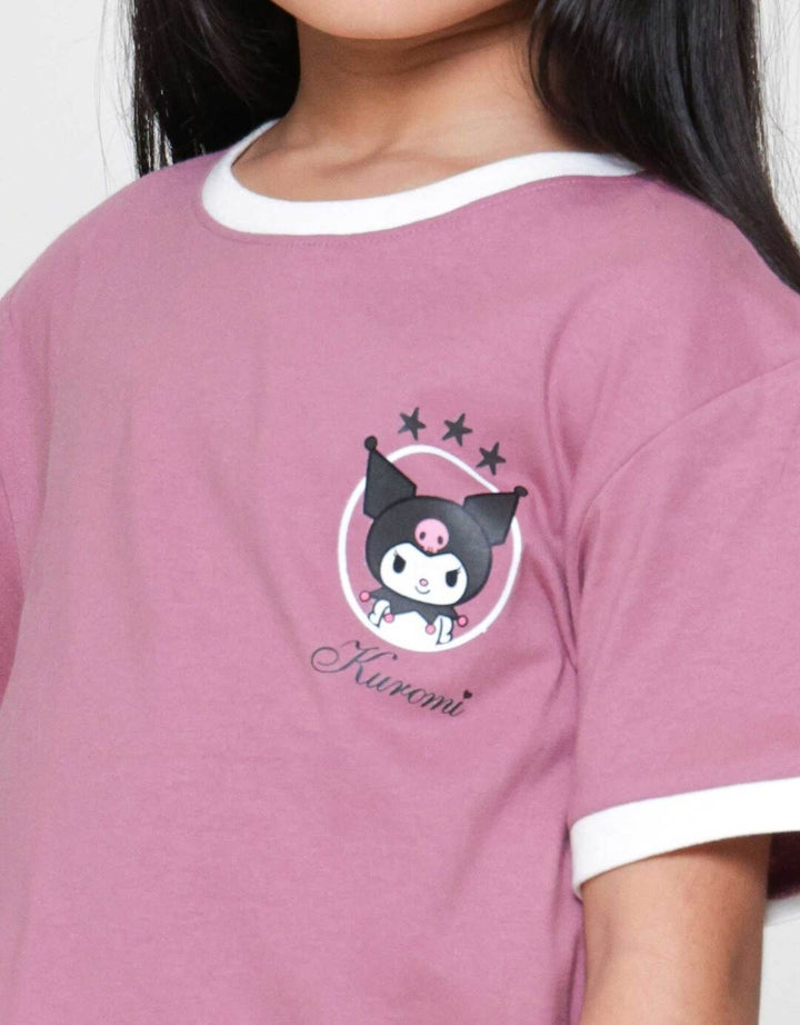 Character Kuromi Kaos Anak Perempuan