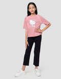 Character Hello Kitty Piping Kaos Anak Perempuan