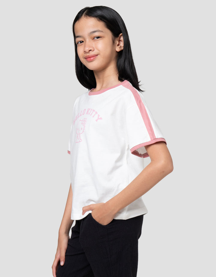 Character Hello Kitty Cs Bahu Kaos Anak Perempuan